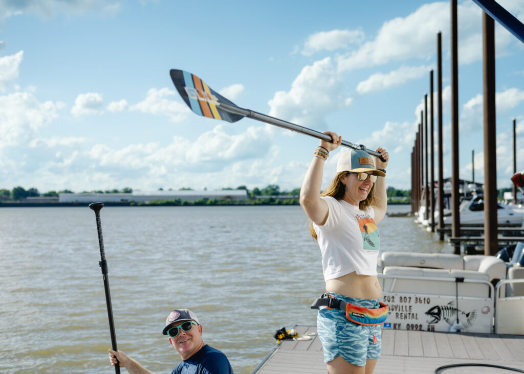 Learn where to place your hands on your paddle.